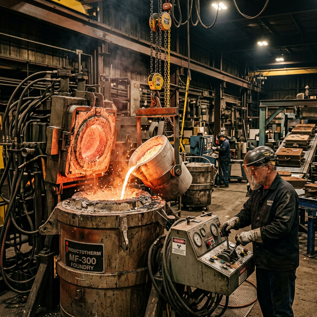 Maschinenpark und Gießereihalle: Total Cost of Ownership bei Guss