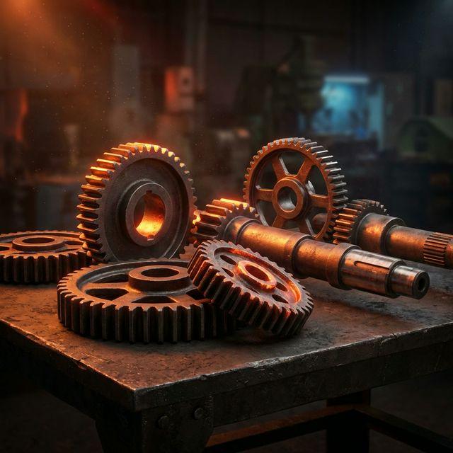 Ersatzteilbau und Zahnrad Konstruktion